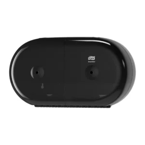 Tork SmartOne Twin Mini Toilet Roll Dispenser Black 682008
