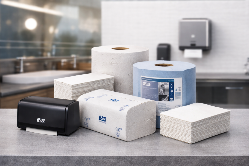 נייר מגבת TORK לעסקים ולמוסדות – פתרונות היגיינה מקצועיים של קליר